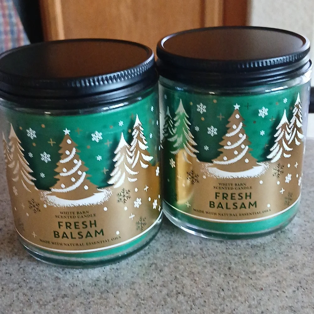 Bath & Body Works Fresh Balsam Single Wick Candles